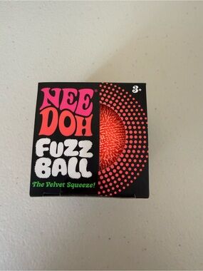 Nee Doh Fuzz Ball Stress Toy - Orange